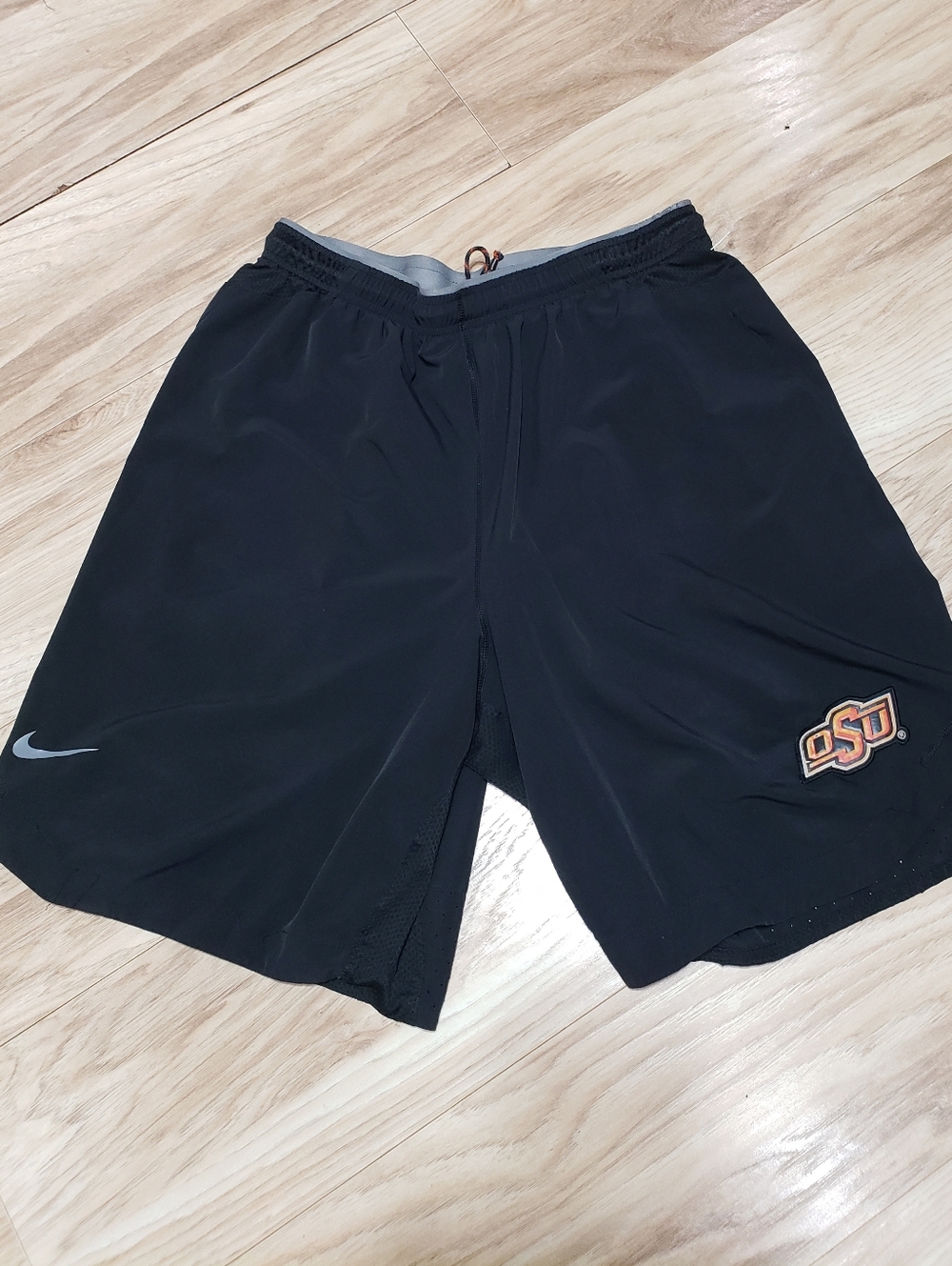 Nike Flex Stride OSU Training Dryfit Shorts XL 9in Inseam Black Orange Logo